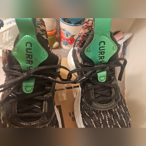 Under Armour Steph Curry 9 Flow Count It UA Sesame St 3024248-002 Size 4 Youth - Picture 5 of 9